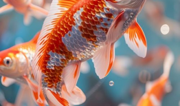 锦鲤生小鱼过程视频,见证小鱼诞生全过程